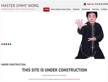 Tablet Screenshot of masterjimmywong.com